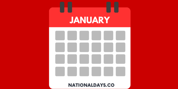 NATIONAL DAYS BY MONTH