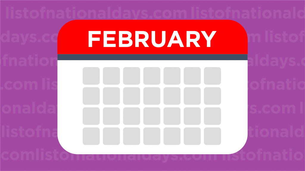 Link To February List Of National Days