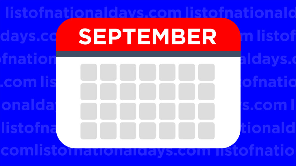 Link To September List Of National Days